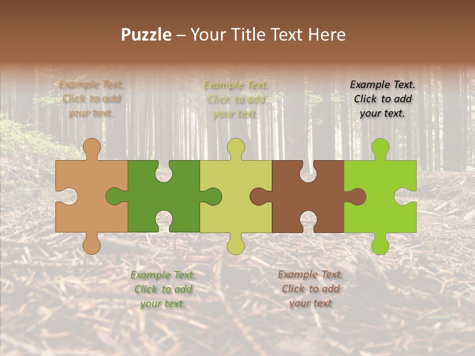 Dramatic Picturesque Trail PowerPoint Template