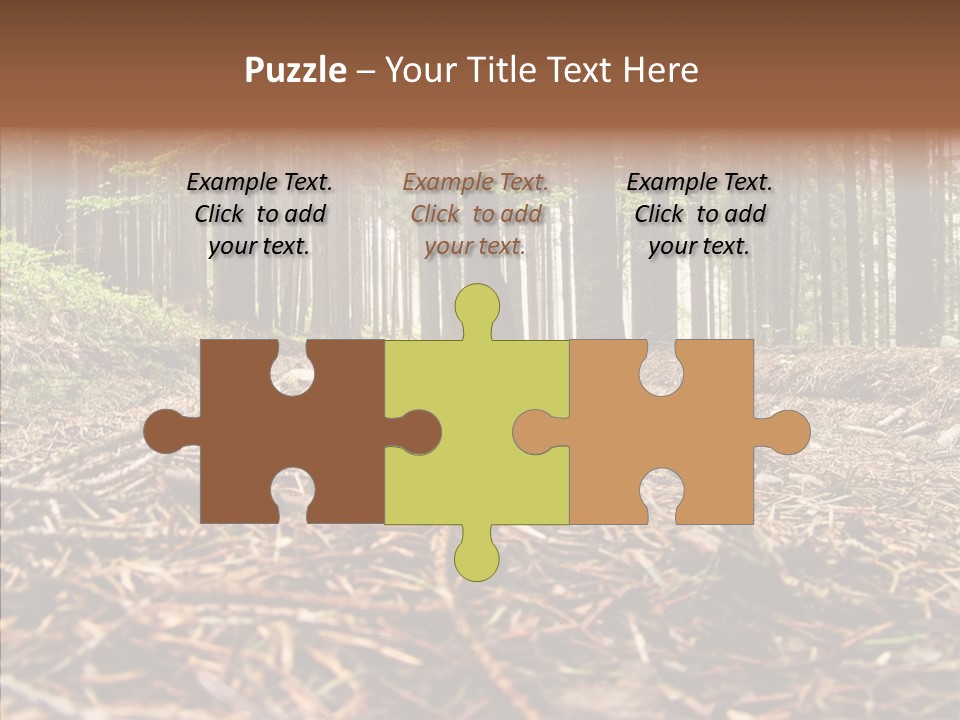 Dramatic Picturesque Trail PowerPoint Template