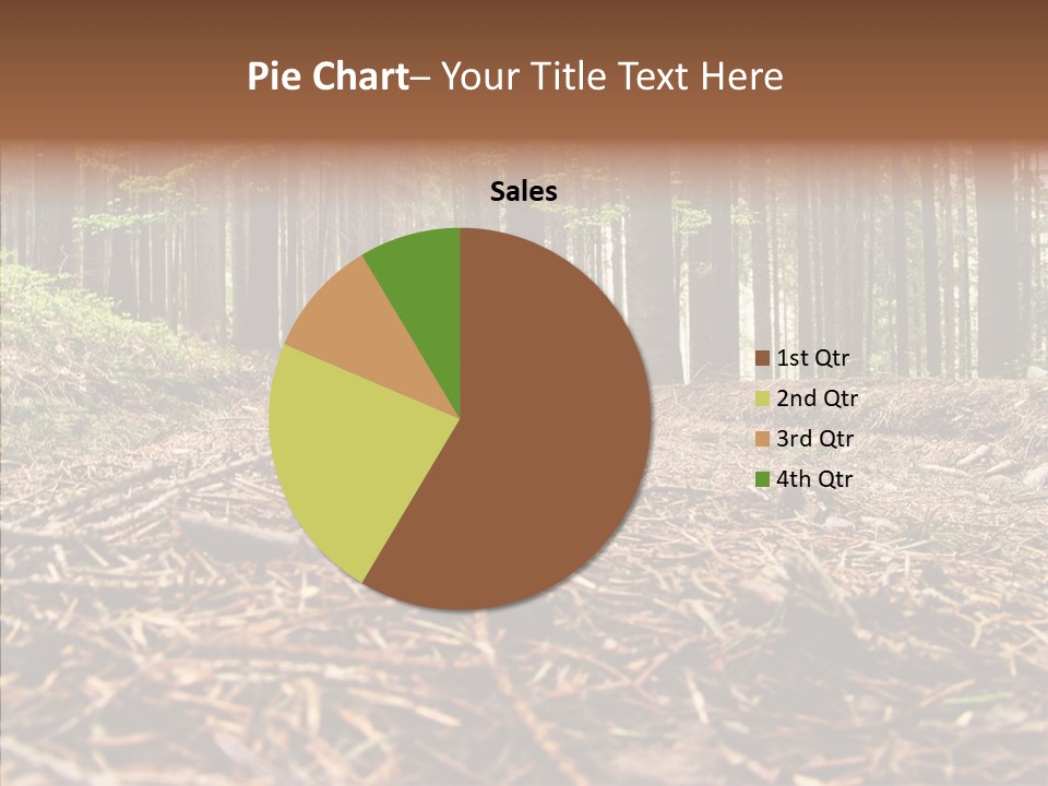 Dramatic Picturesque Trail PowerPoint Template