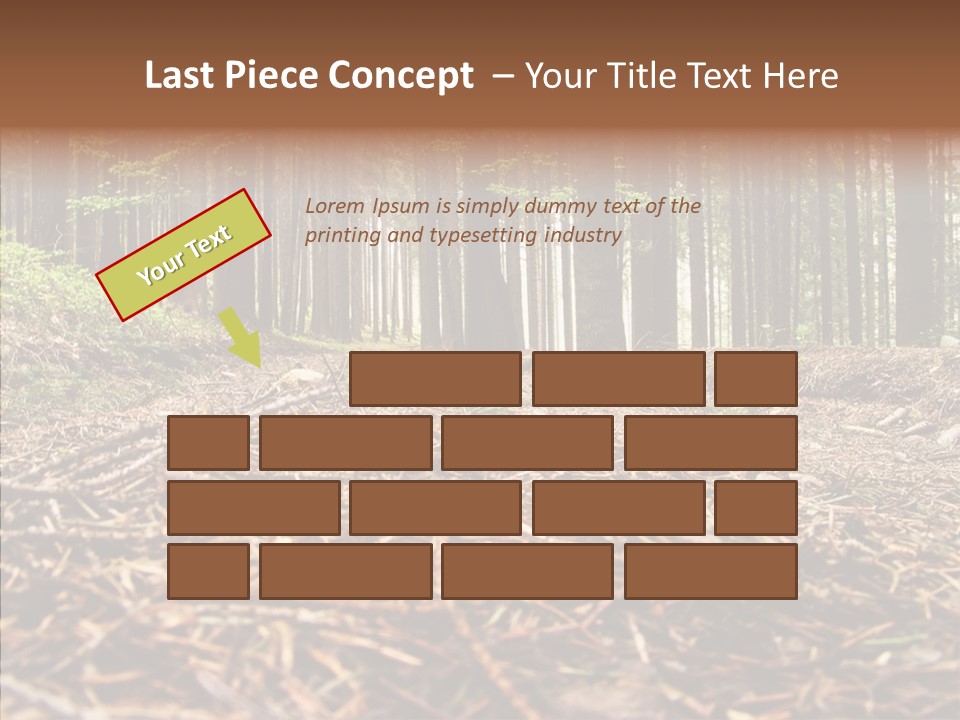 Dramatic Picturesque Trail PowerPoint Template