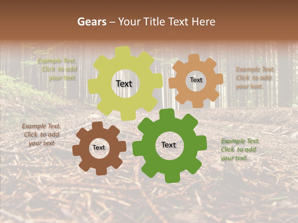 Dramatic Picturesque Trail PowerPoint Template