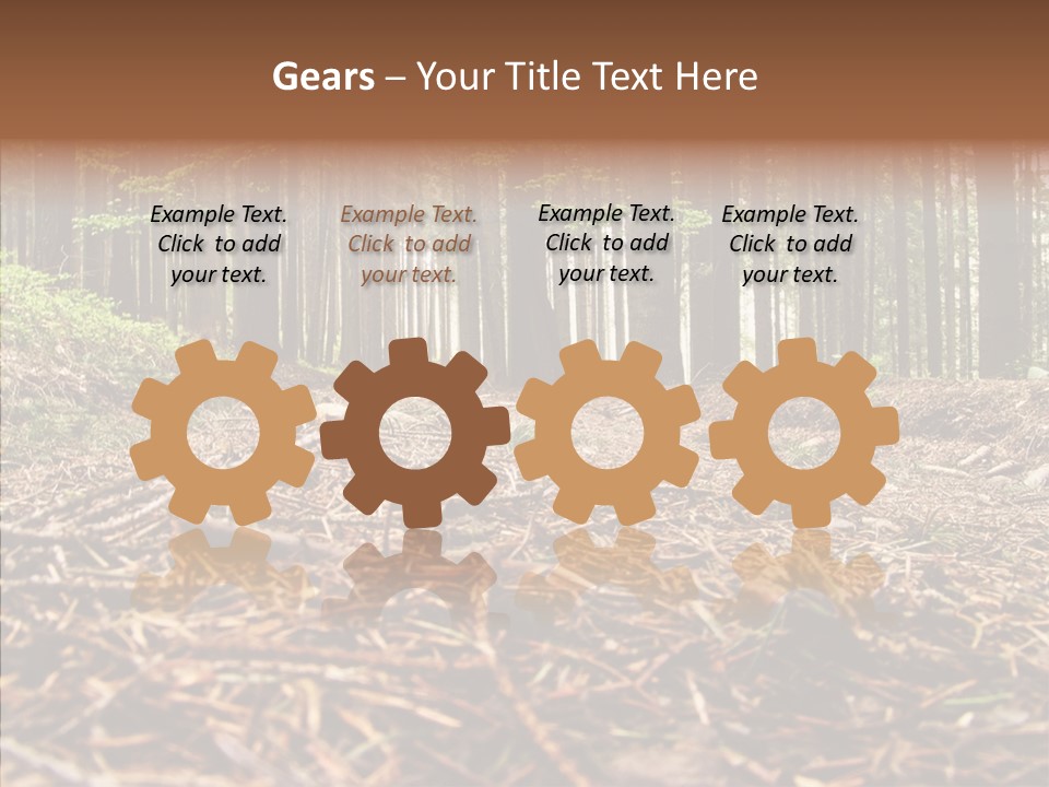 Dramatic Picturesque Trail PowerPoint Template