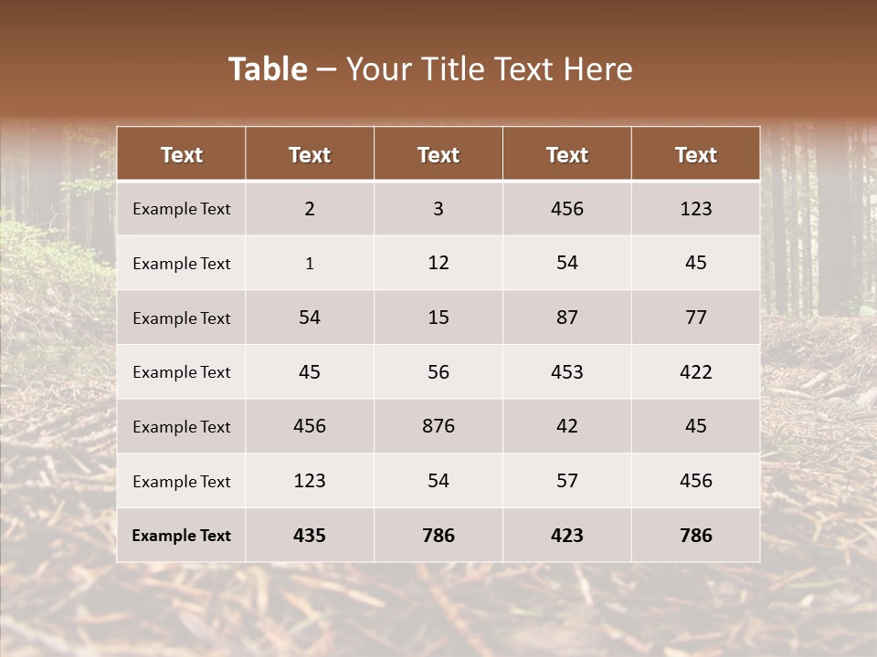 Dramatic Picturesque Trail PowerPoint Template