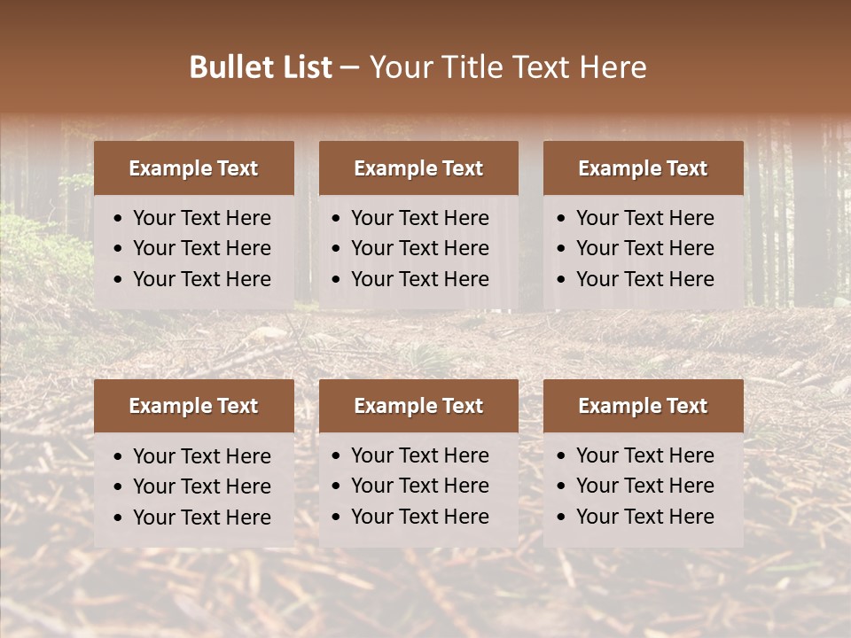 Dramatic Picturesque Trail PowerPoint Template