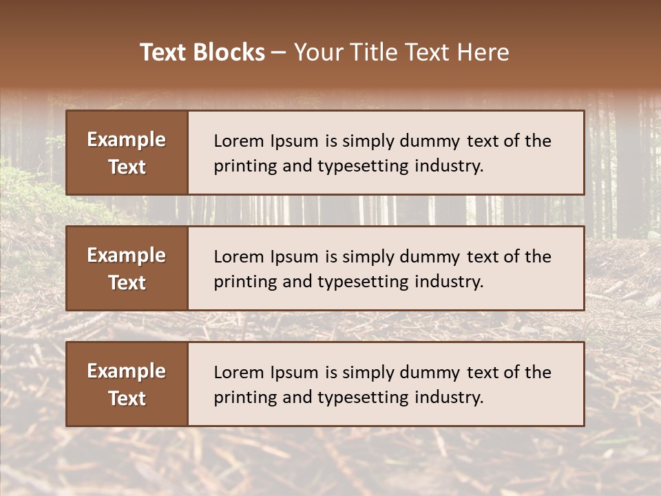 Dramatic Picturesque Trail PowerPoint Template