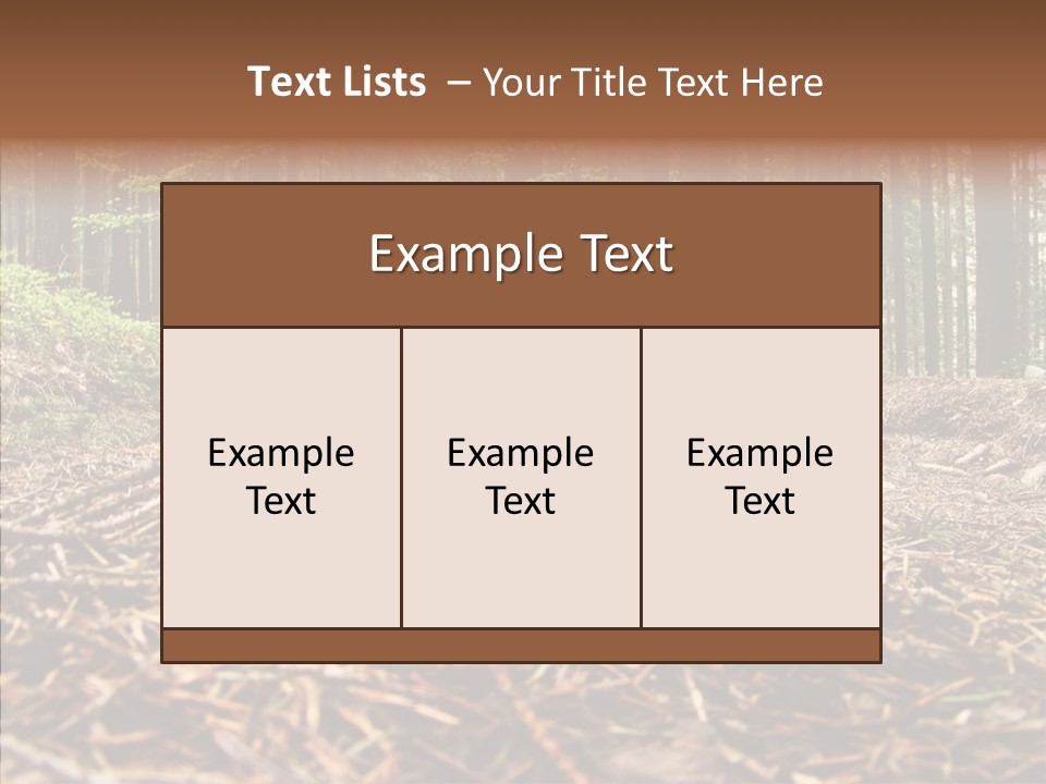 Dramatic Picturesque Trail PowerPoint Template