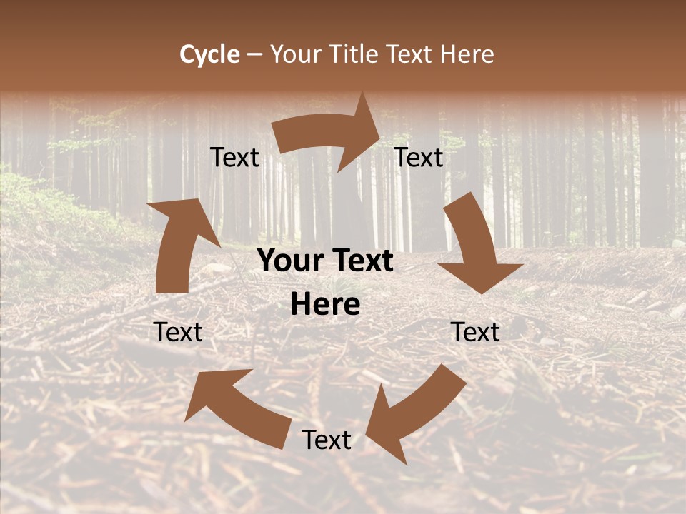 Dramatic Picturesque Trail PowerPoint Template