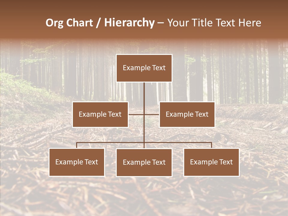 Dramatic Picturesque Trail PowerPoint Template