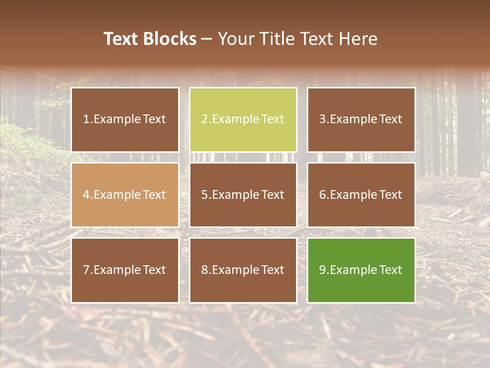 Dramatic Picturesque Trail PowerPoint Template