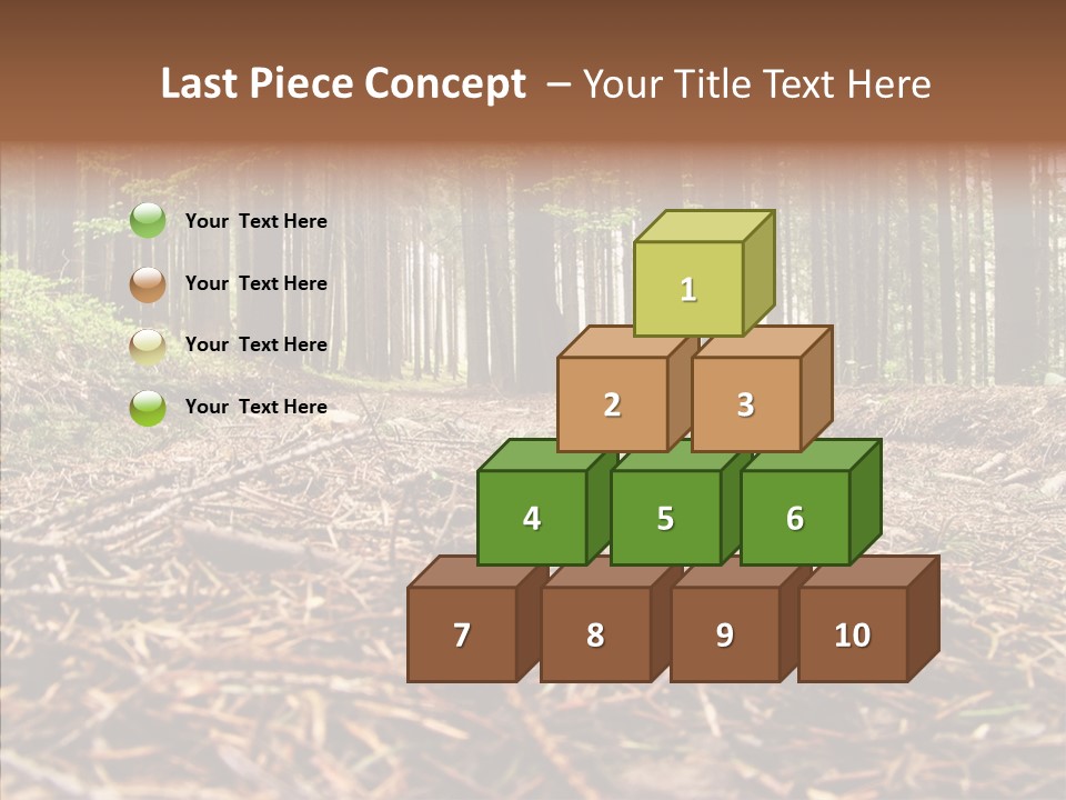 Dramatic Picturesque Trail PowerPoint Template