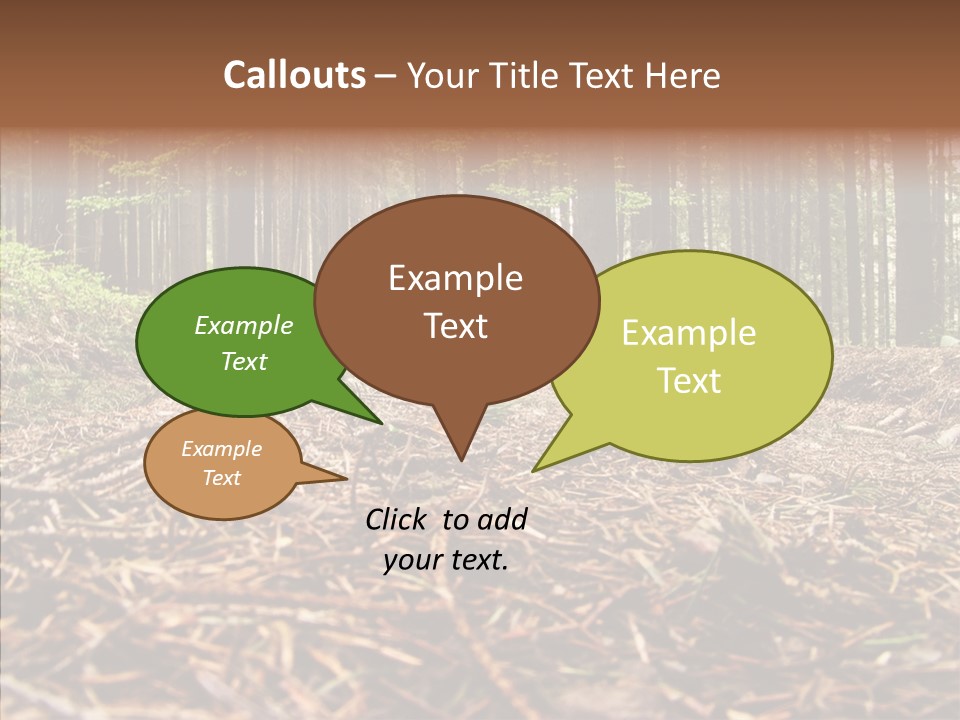 Dramatic Picturesque Trail PowerPoint Template