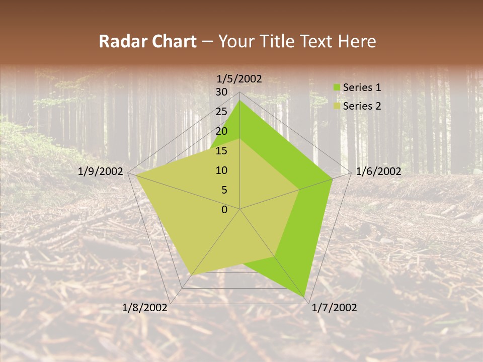 Dramatic Picturesque Trail PowerPoint Template