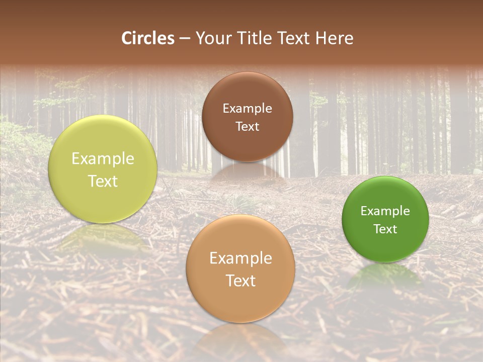 Dramatic Picturesque Trail PowerPoint Template