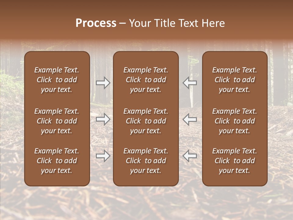 Dramatic Picturesque Trail PowerPoint Template