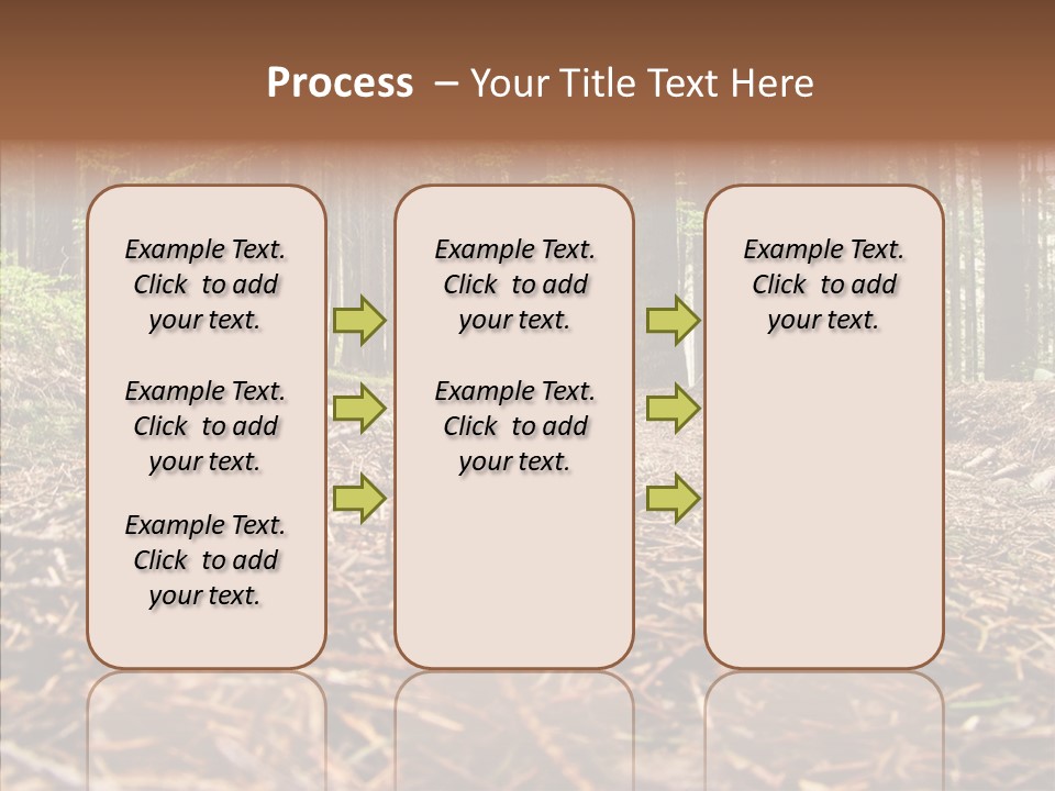 Dramatic Picturesque Trail PowerPoint Template