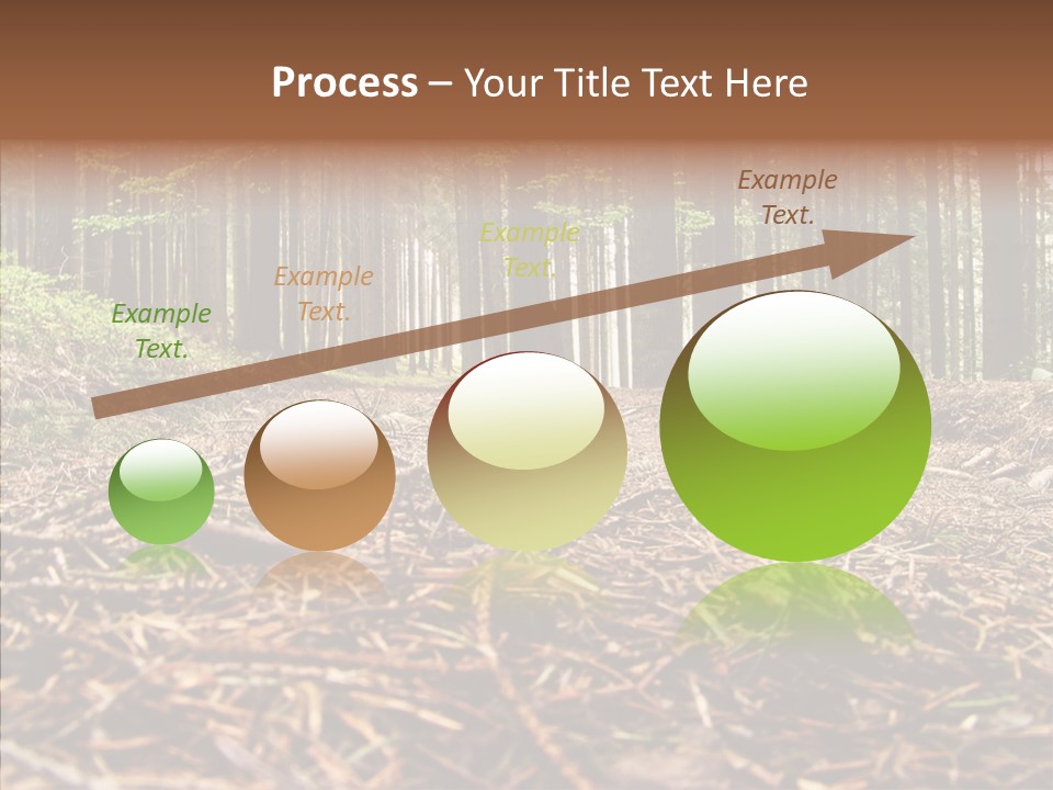 Dramatic Picturesque Trail PowerPoint Template