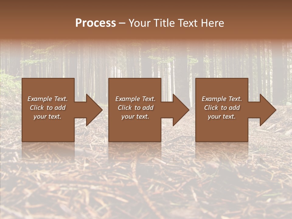 Dramatic Picturesque Trail PowerPoint Template