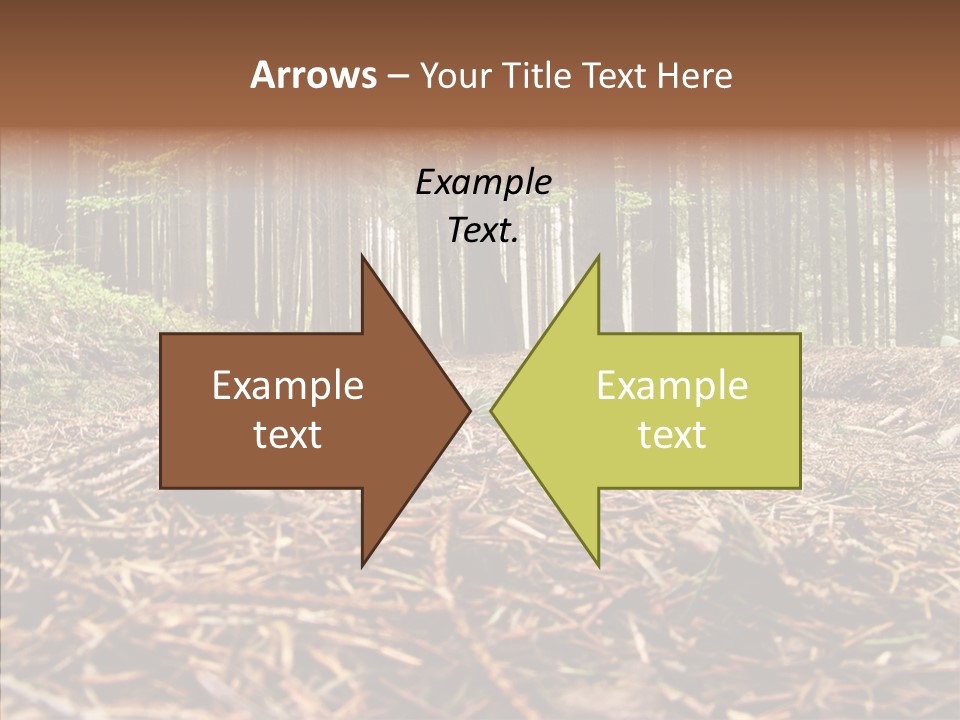 Dramatic Picturesque Trail PowerPoint Template