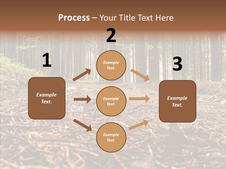 Dramatic Picturesque Trail PowerPoint Template