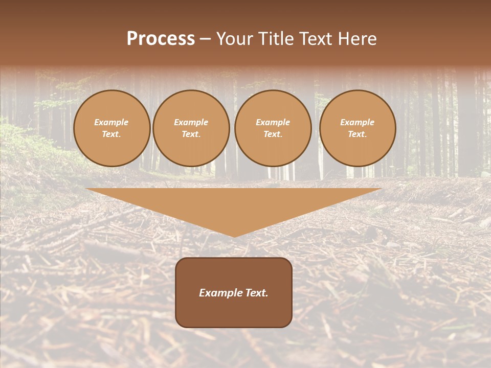 Dramatic Picturesque Trail PowerPoint Template
