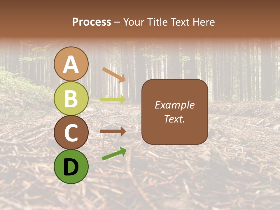 Dramatic Picturesque Trail PowerPoint Template