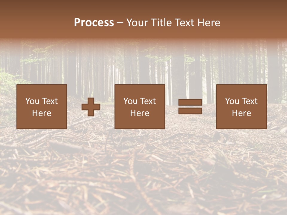 Dramatic Picturesque Trail PowerPoint Template