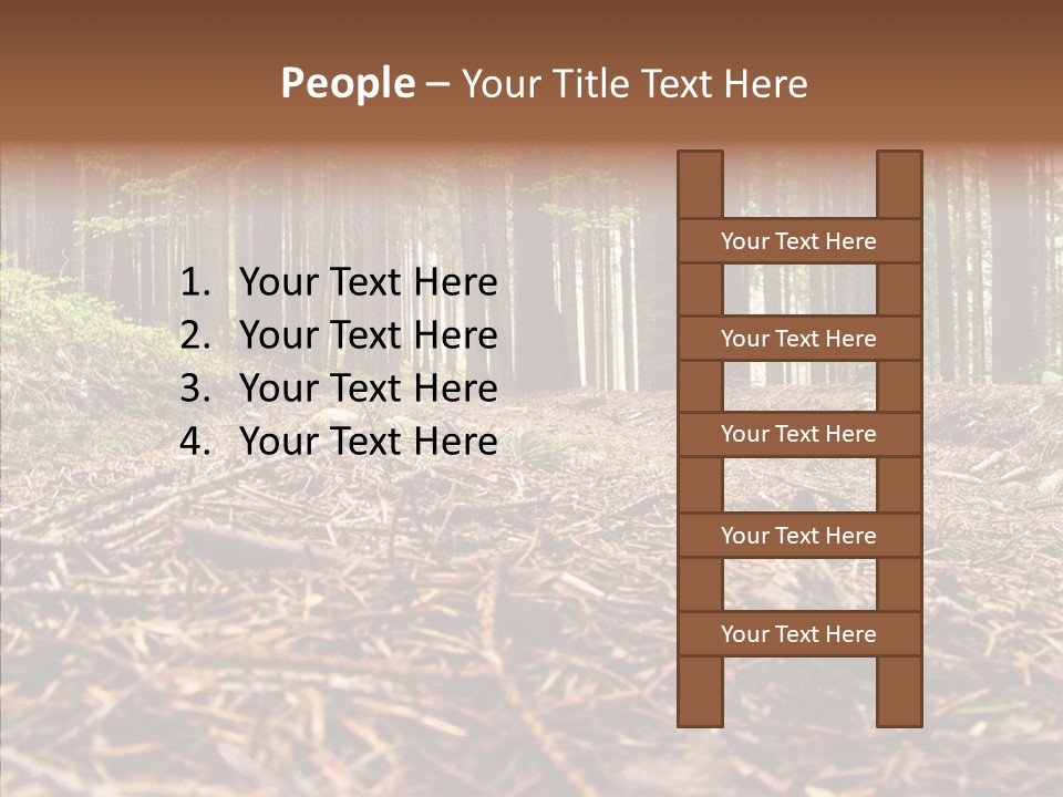 Dramatic Picturesque Trail PowerPoint Template