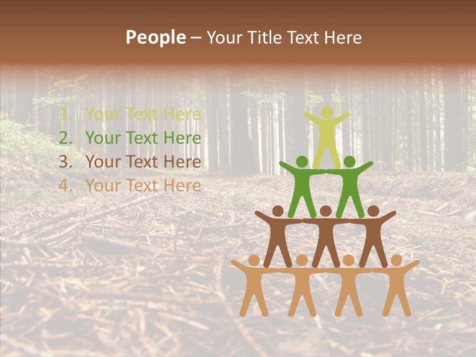 Dramatic Picturesque Trail PowerPoint Template