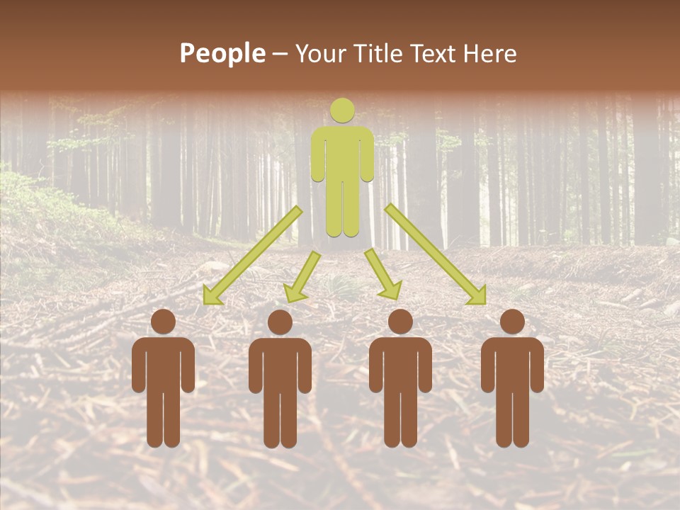 Dramatic Picturesque Trail PowerPoint Template