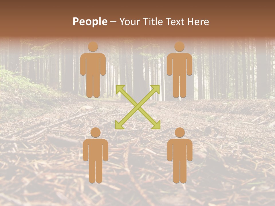 Dramatic Picturesque Trail PowerPoint Template