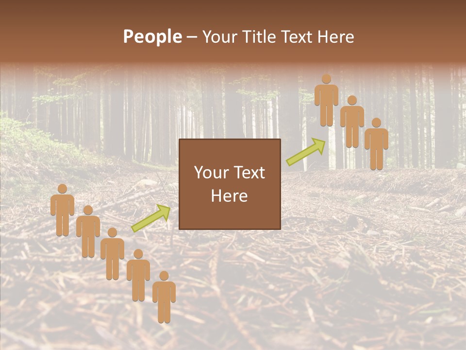 Dramatic Picturesque Trail PowerPoint Template