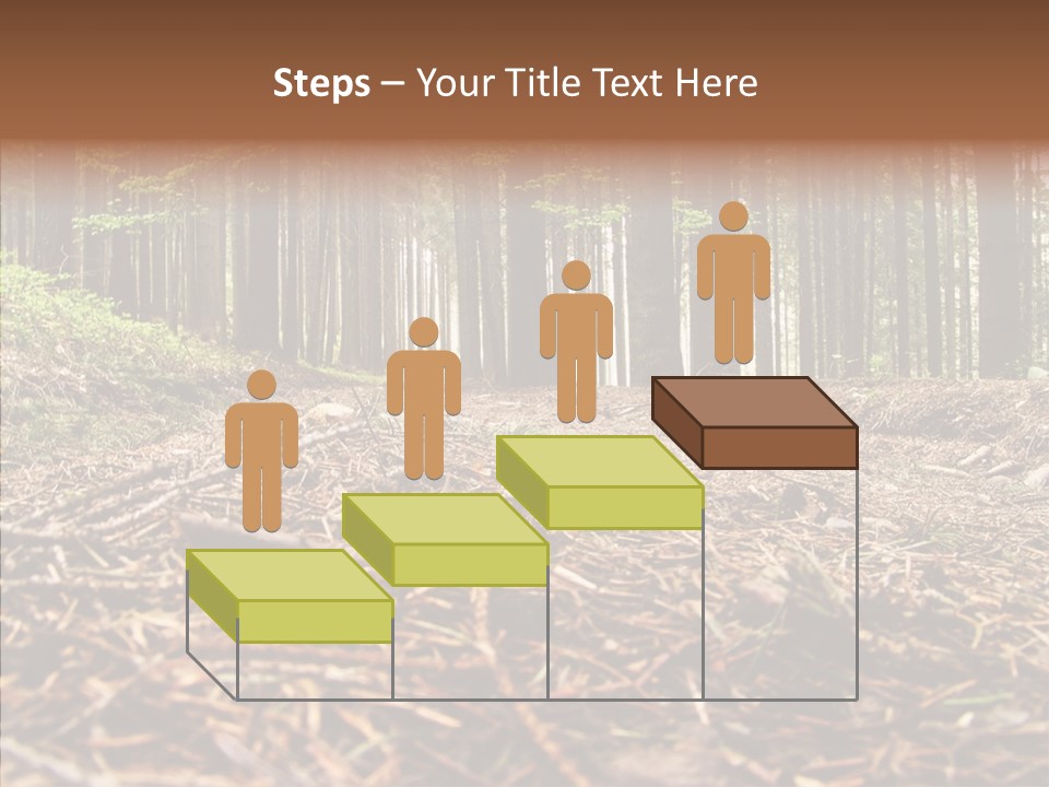Dramatic Picturesque Trail PowerPoint Template