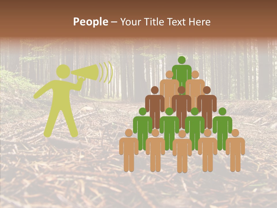 Dramatic Picturesque Trail PowerPoint Template