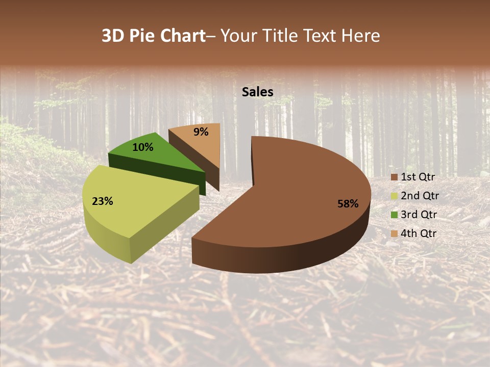 Dramatic Picturesque Trail PowerPoint Template