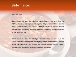 Napkin Traditionally Rustic PowerPoint Template