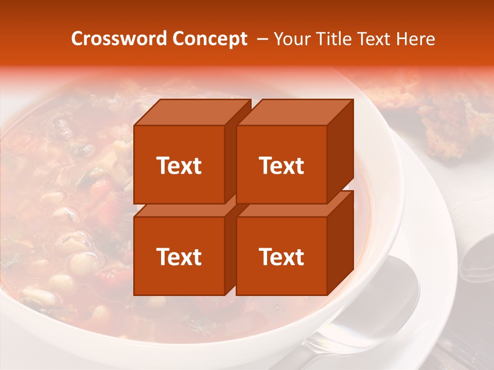 Napkin Traditionally Rustic PowerPoint Template