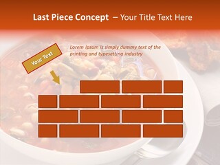 Napkin Traditionally Rustic PowerPoint Template