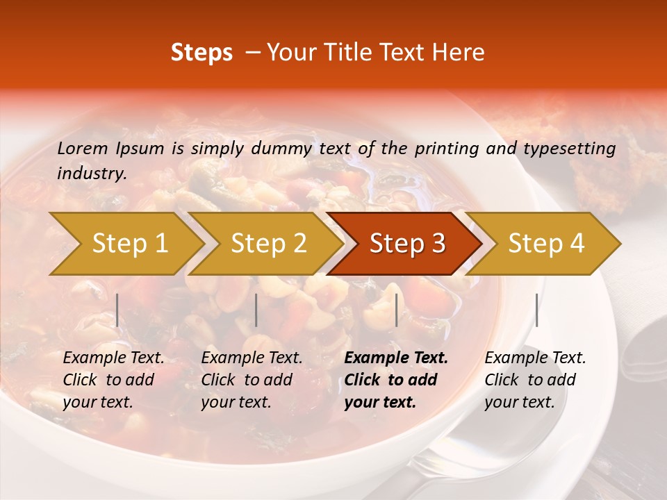 Napkin Traditionally Rustic PowerPoint Template