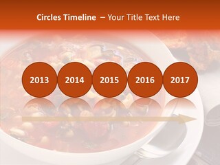 Napkin Traditionally Rustic PowerPoint Template