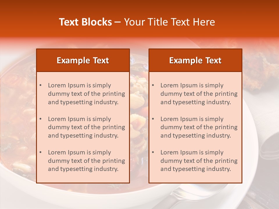 Napkin Traditionally Rustic PowerPoint Template