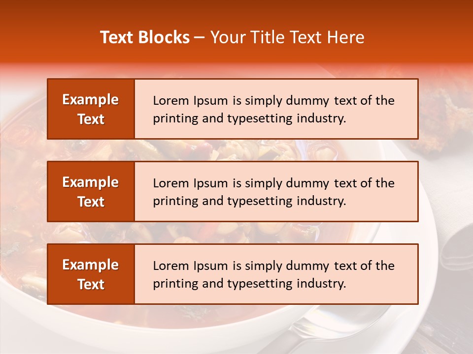 Napkin Traditionally Rustic PowerPoint Template