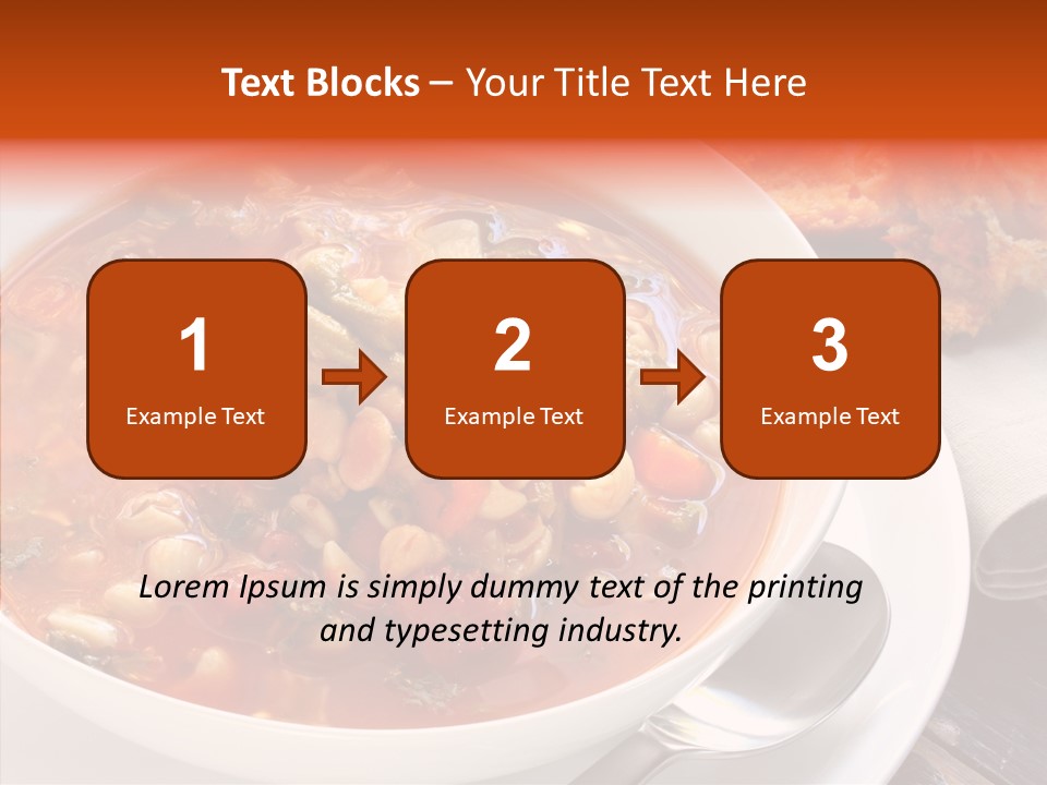 Napkin Traditionally Rustic PowerPoint Template