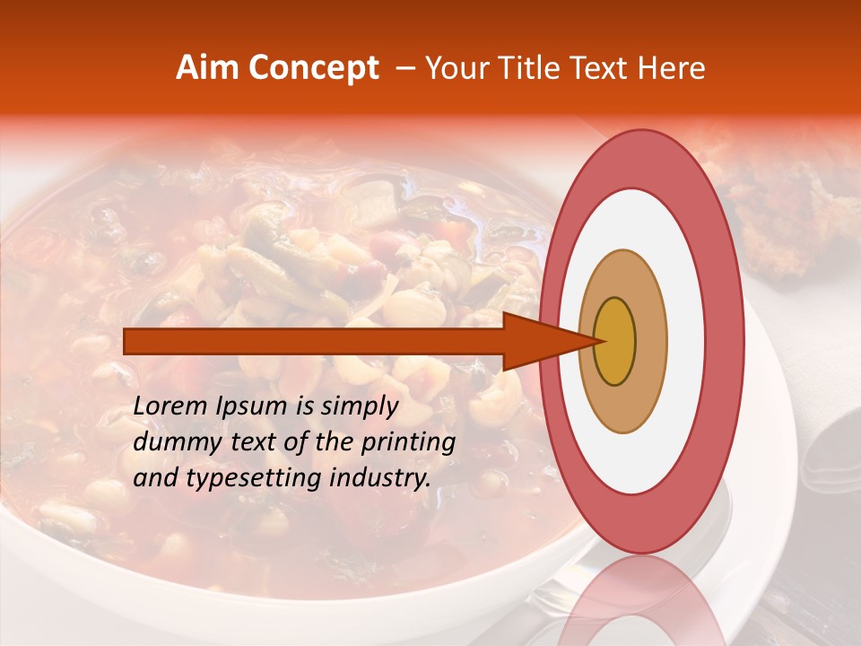 Napkin Traditionally Rustic PowerPoint Template