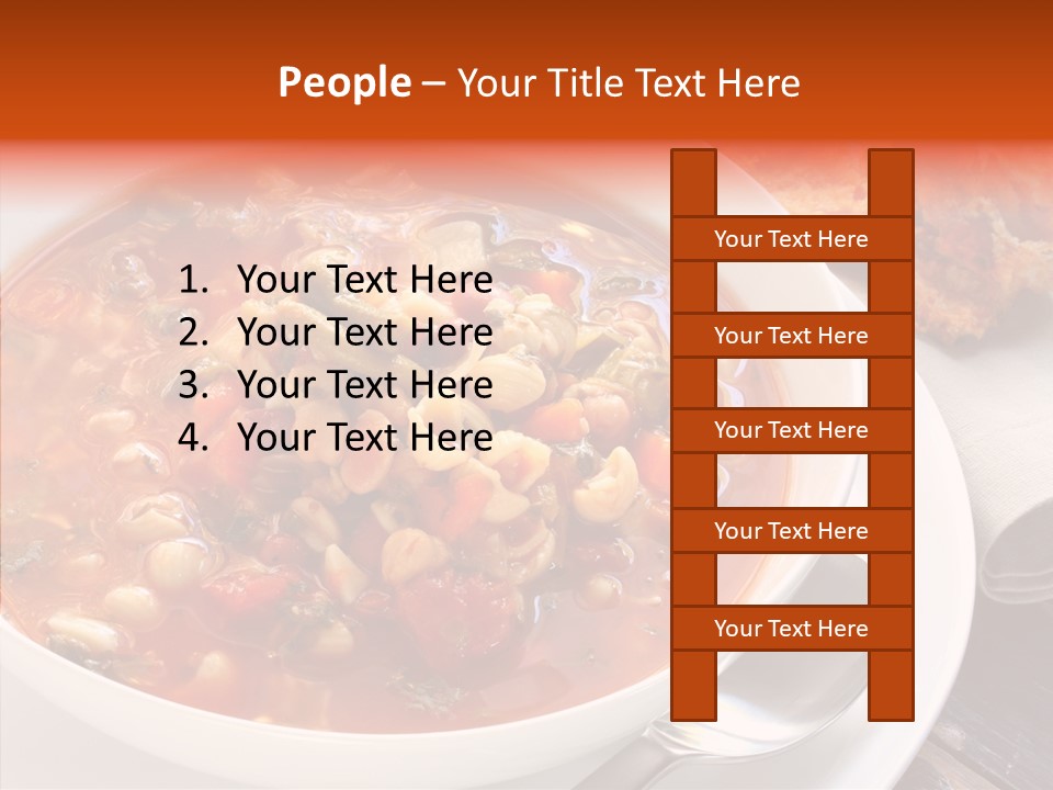 Napkin Traditionally Rustic PowerPoint Template