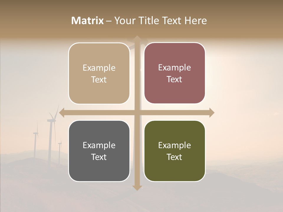 Sustainable Energy Cycle PowerPoint Template