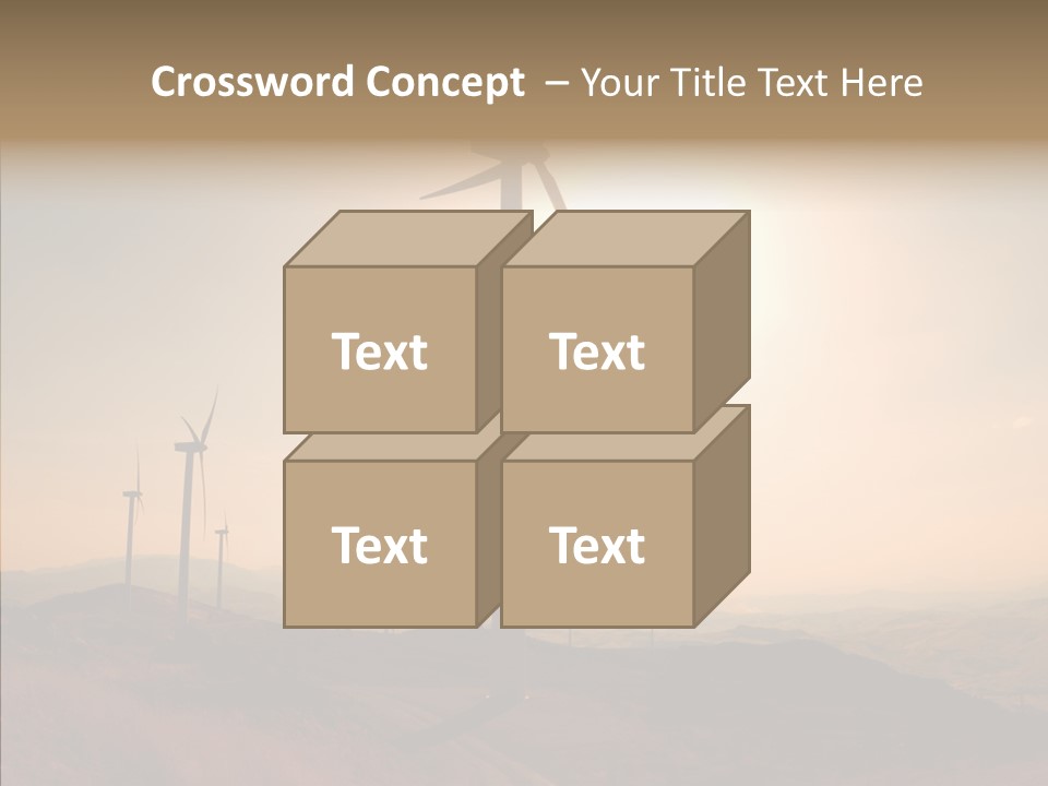 Sustainable Energy Cycle PowerPoint Template