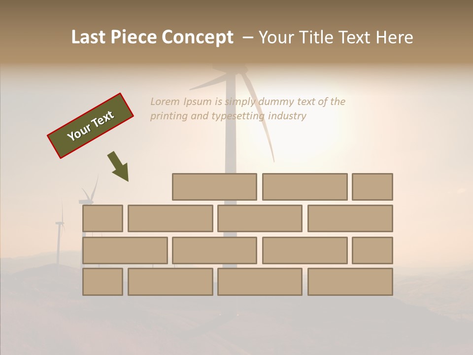 Sustainable Energy Cycle PowerPoint Template