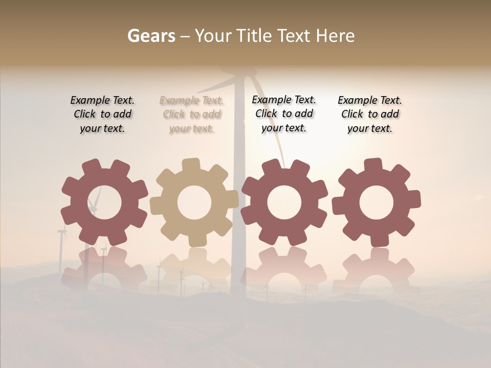 Sustainable Energy Cycle PowerPoint Template