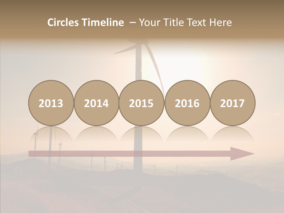 Sustainable Energy Cycle PowerPoint Template