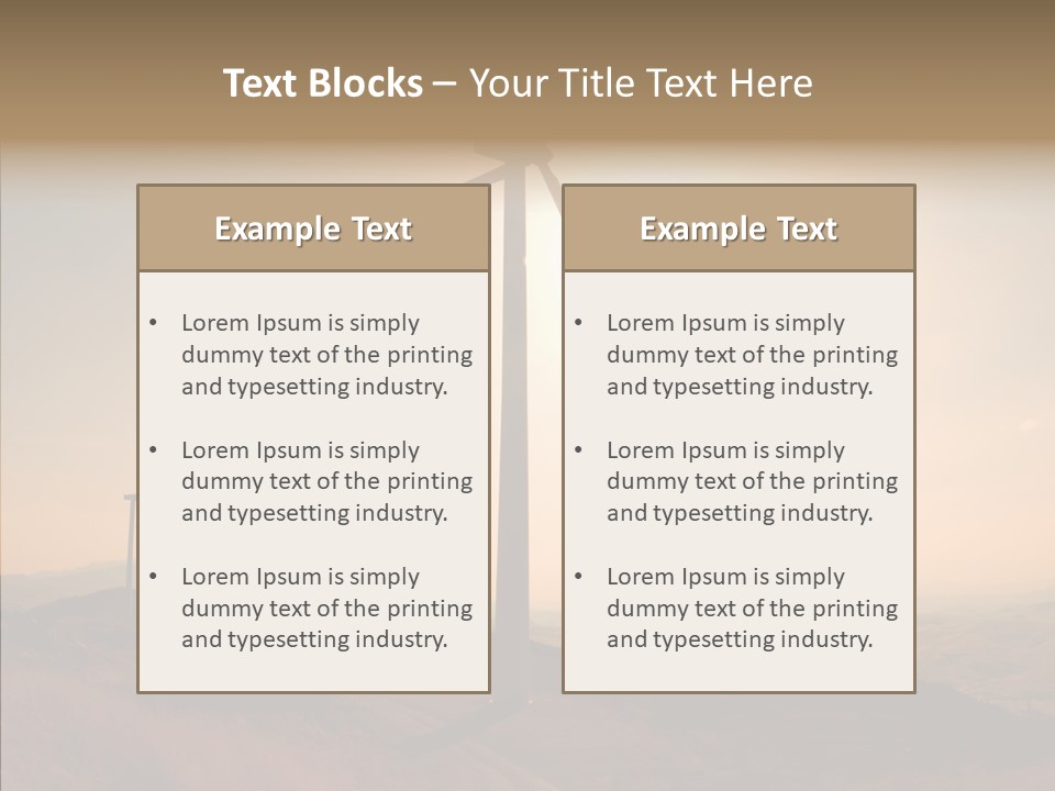 Sustainable Energy Cycle PowerPoint Template
